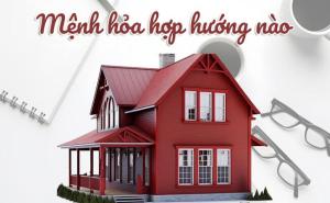 Mệnh Hỏa hợp hướng nào