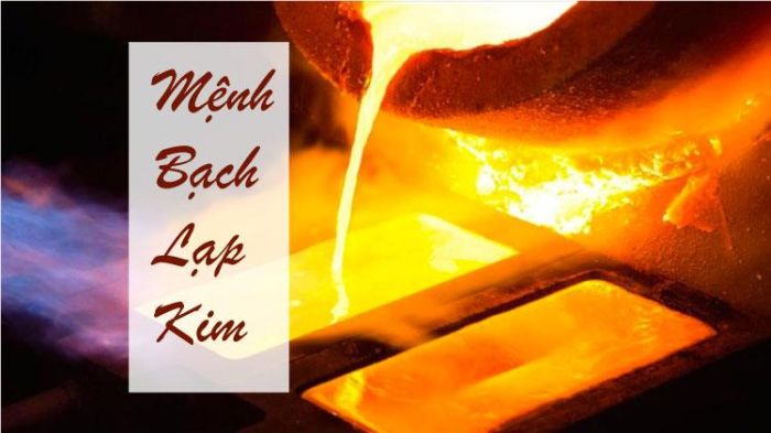 Nạp âm Bạch Lạp Kim sinh năm nào?