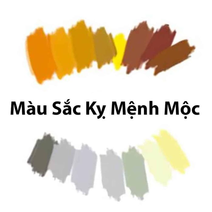 Màu của mệnh Kim luôn có sự tương khắc với người mệnh Mộc