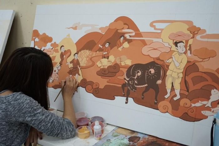 Nạp âm Thoa Xuyến Kim có thể phát triển sự nghiệp với lĩnh vực hội họa