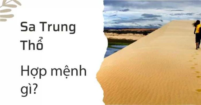 <span id='sa-trung-tho-hop-khac-menh-gi'></span>Sa Trung Thổ hợp, khắc mệnh gì?